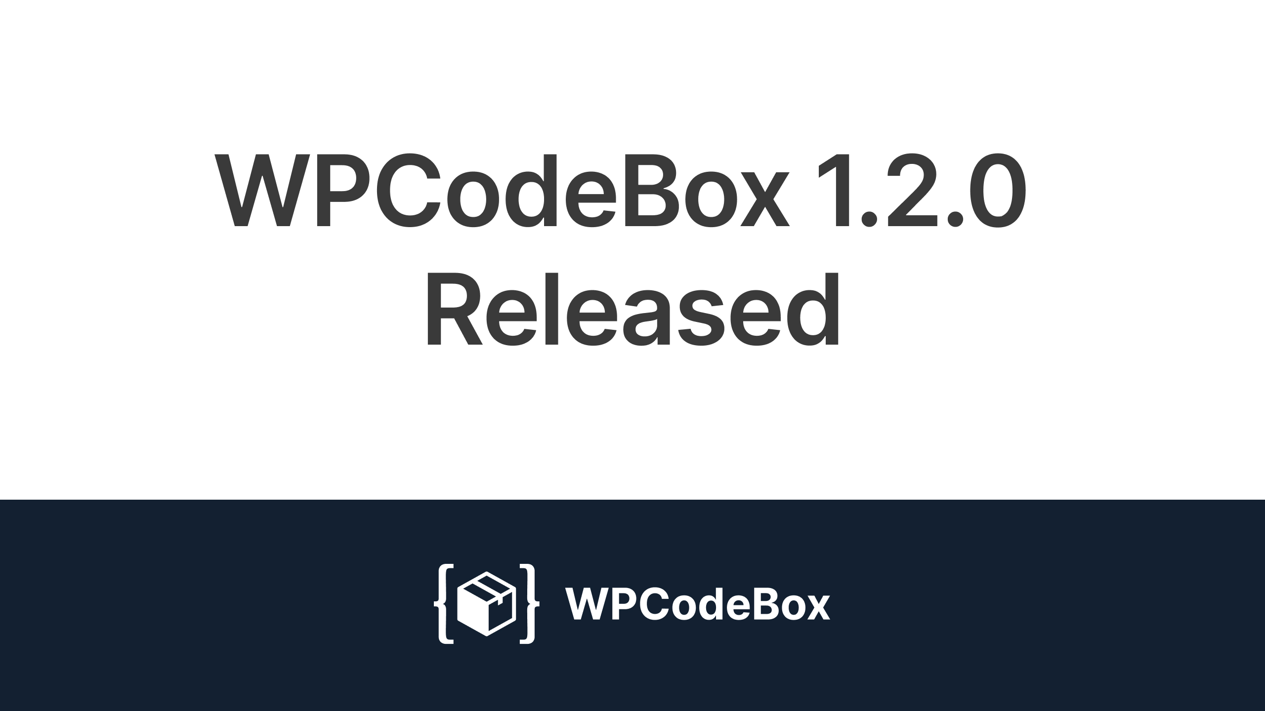 WPCodeBox v1.2.0 released